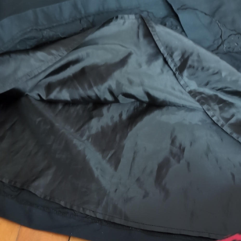 Jessica Black A-Line Skirt with Floral Embroidery - Picture 6 of 11